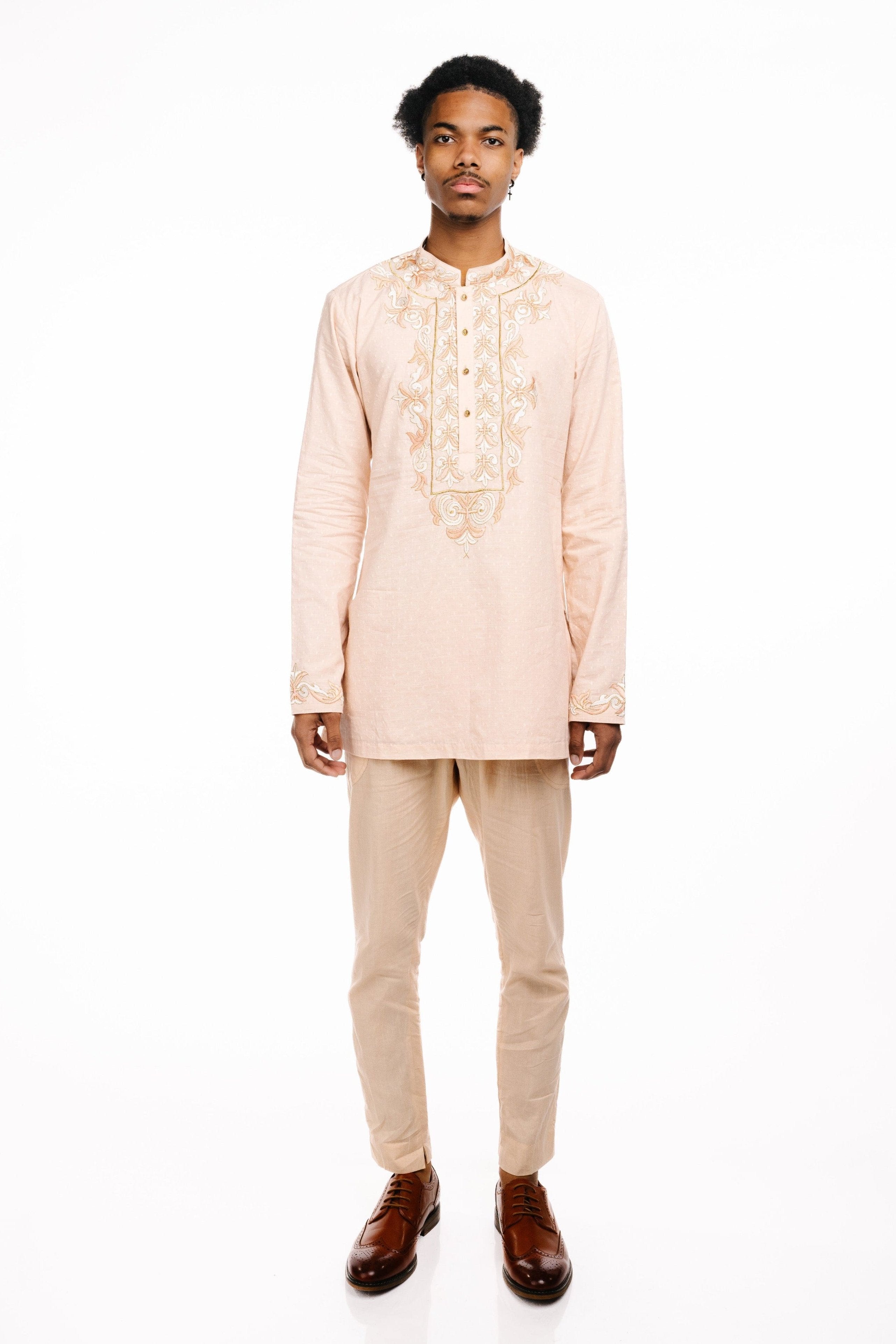 Soft Pink Short Kurta