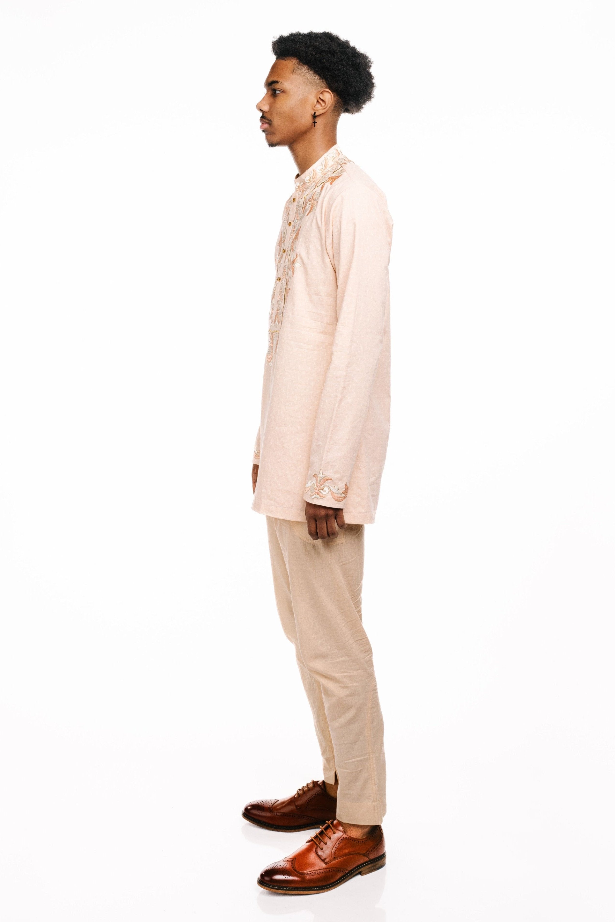 Soft Pink Short Kurta