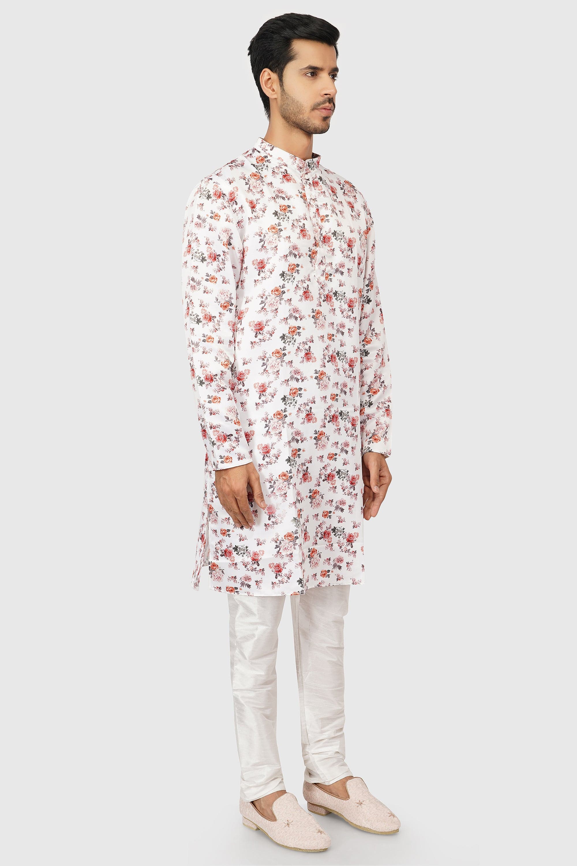 SANTI HOMME Daybreak Floral Kurta Set