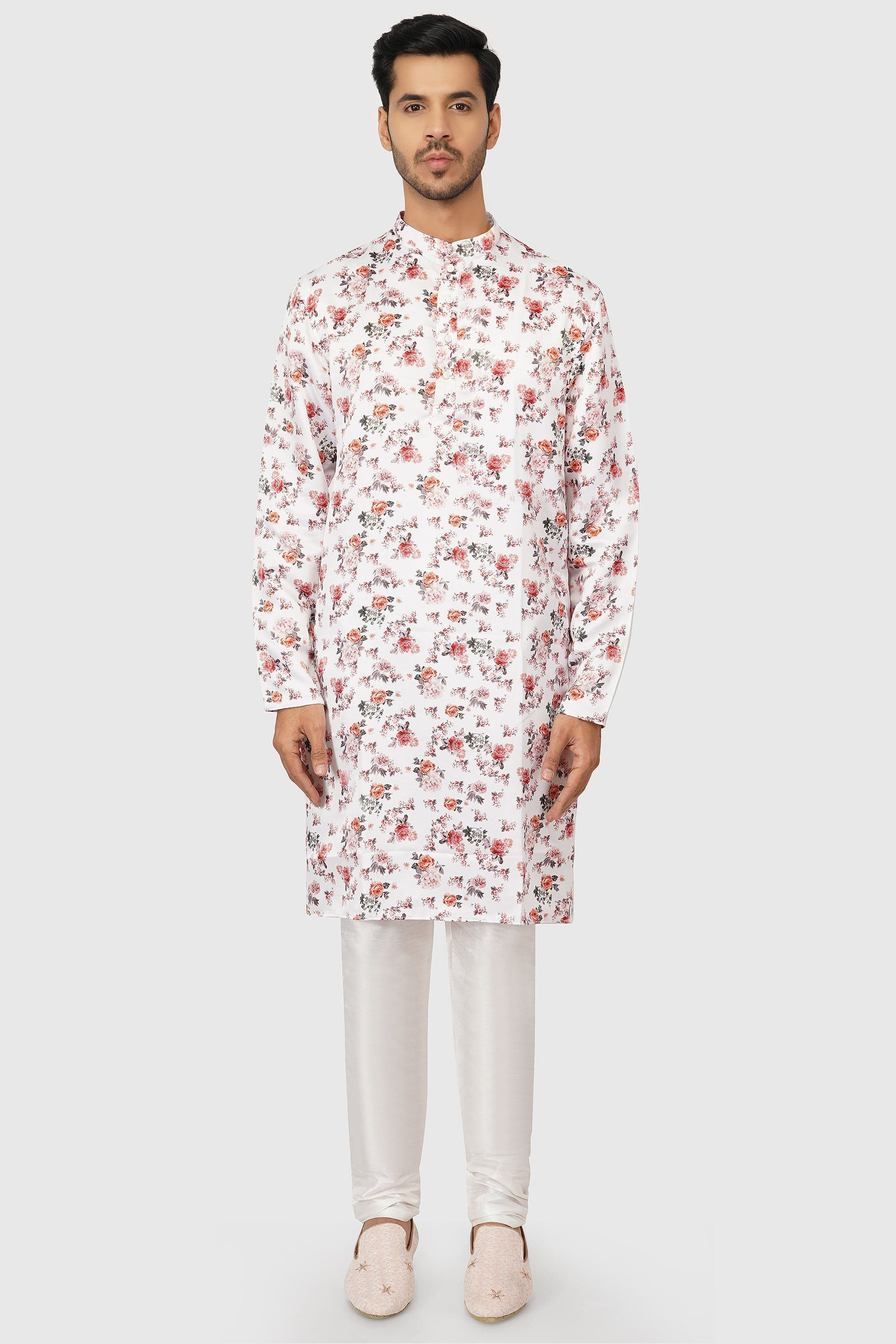 SANTI HOMME Daybreak Floral Kurta Set