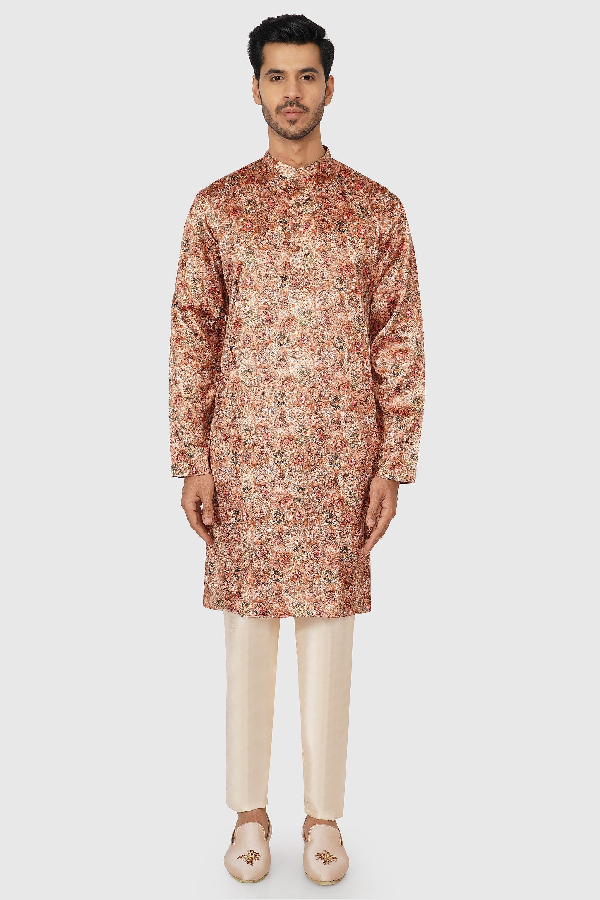 SANTI HOMME Moroccan Paisley Kurta Set