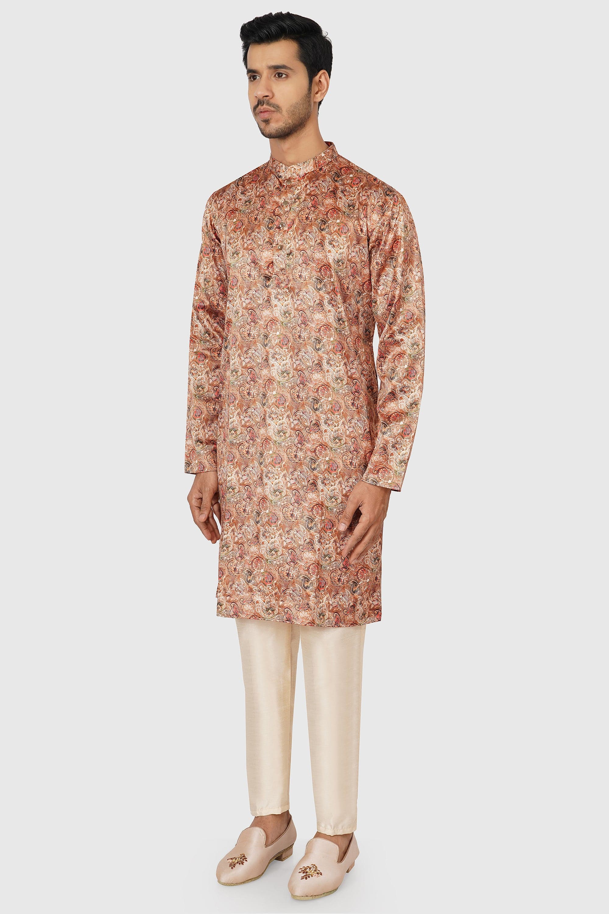 SANTI HOMME Moroccan Paisley Kurta Set