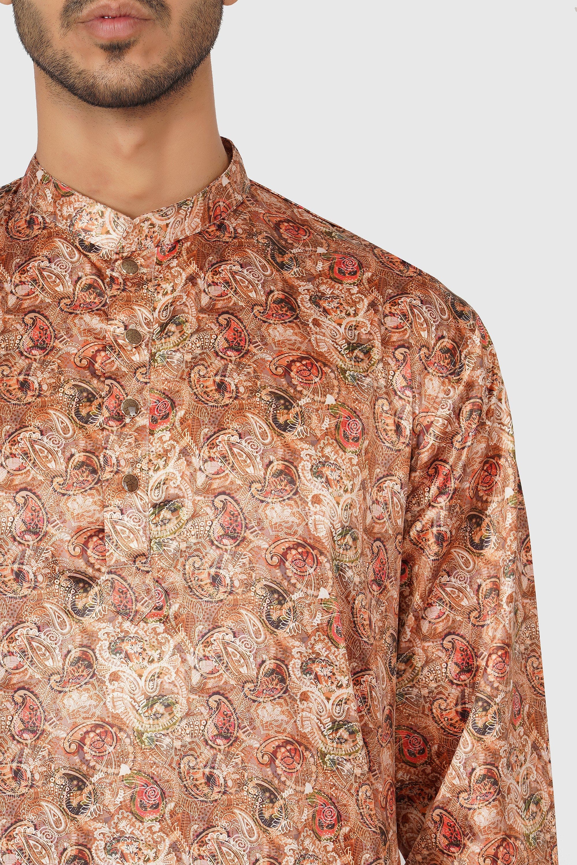 SANTI HOMME Moroccan Paisley Kurta Set