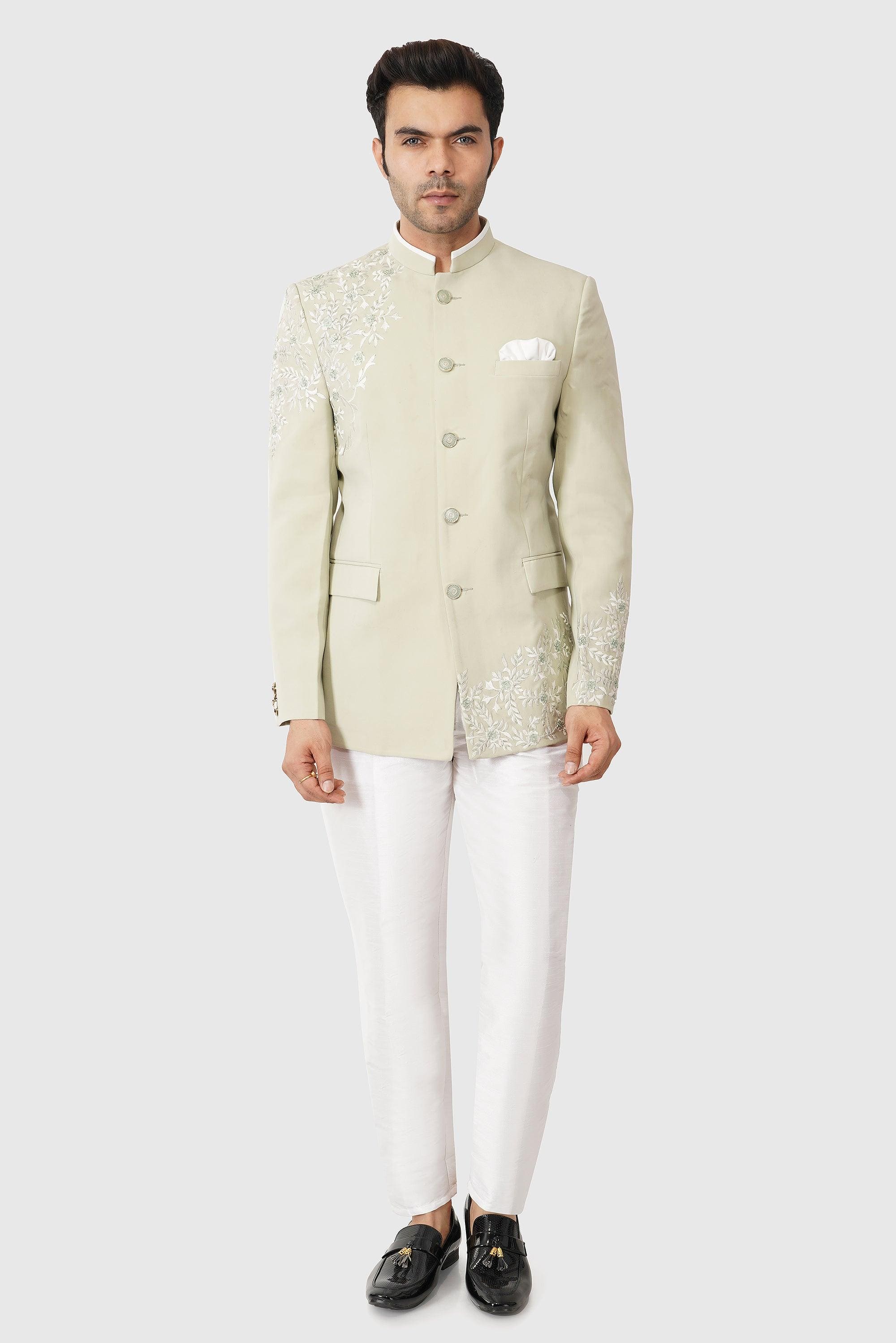SANTI HOMME Mystic Embroidered Bandhgala Set