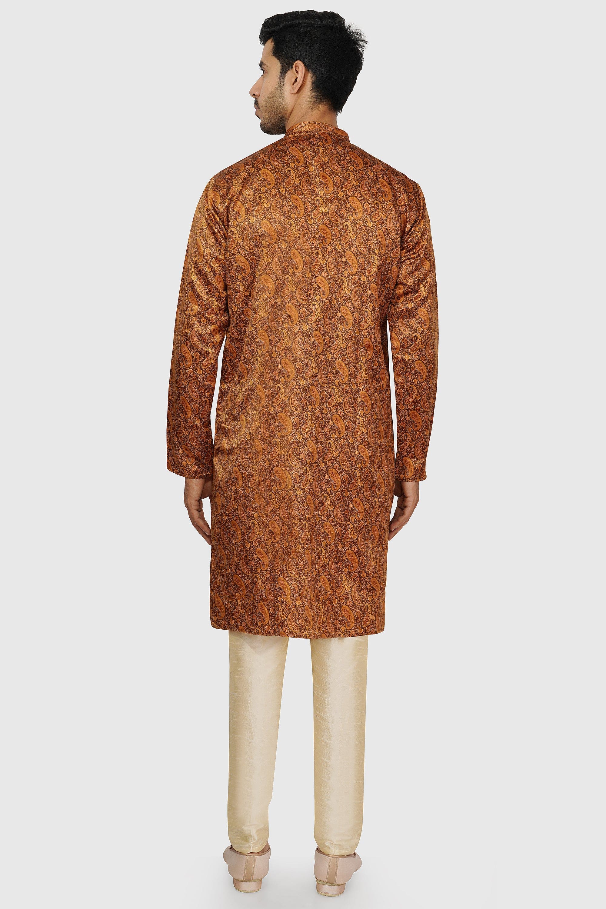 SANTI HOMME Rusted Paisley Kurta