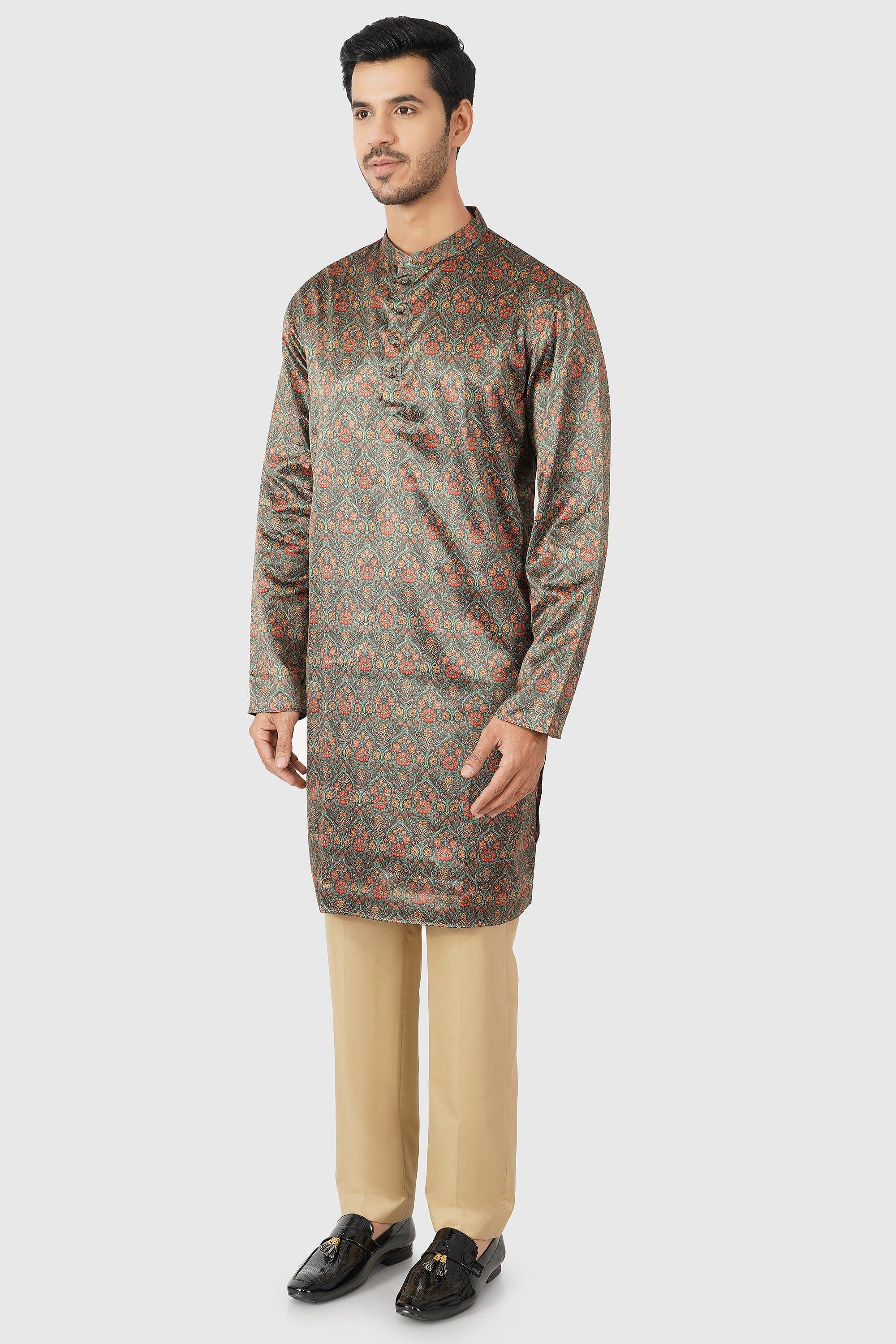 SANTI HOMME Verdant Eden Kurta
