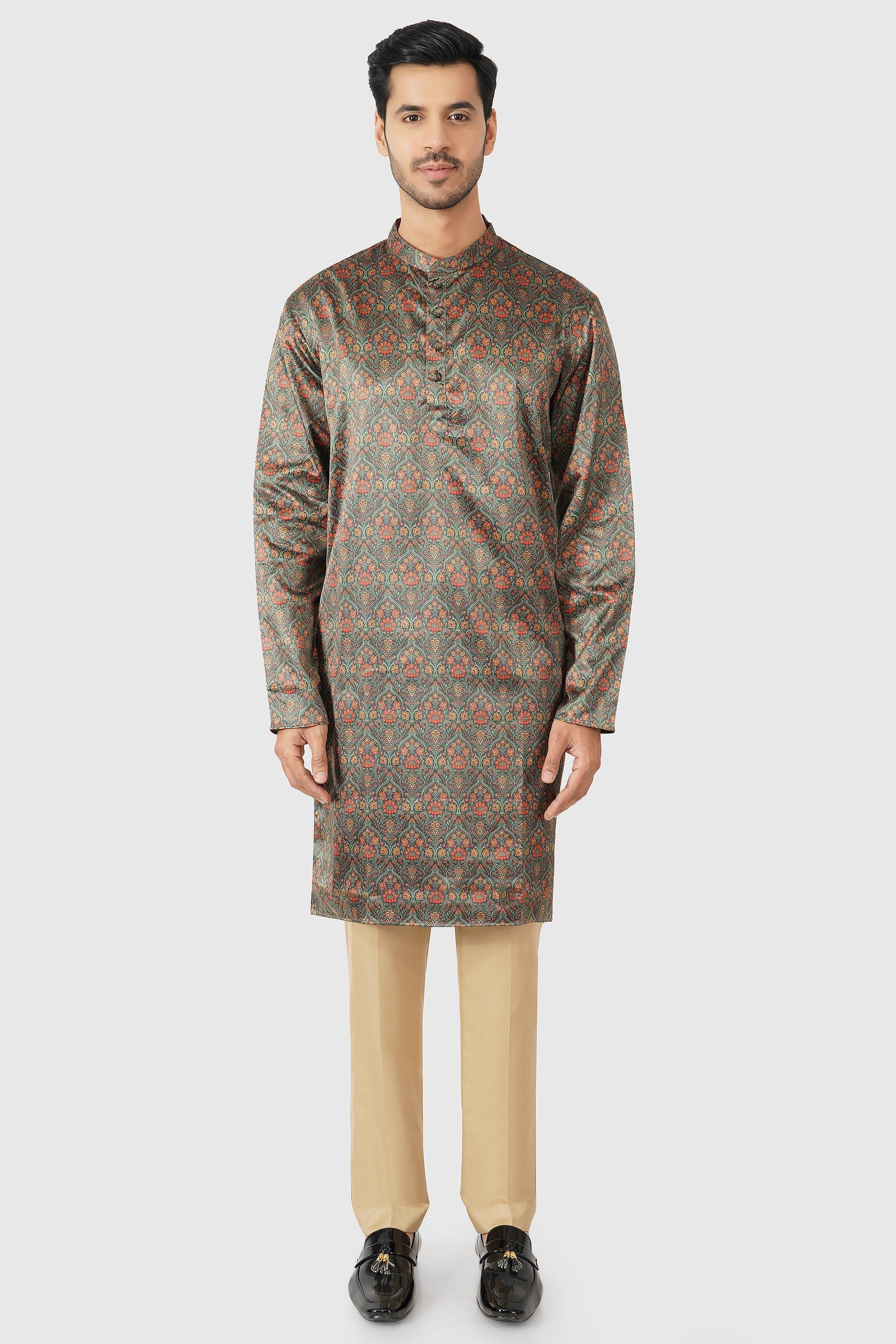 SANTI HOMME Verdant Eden Kurta