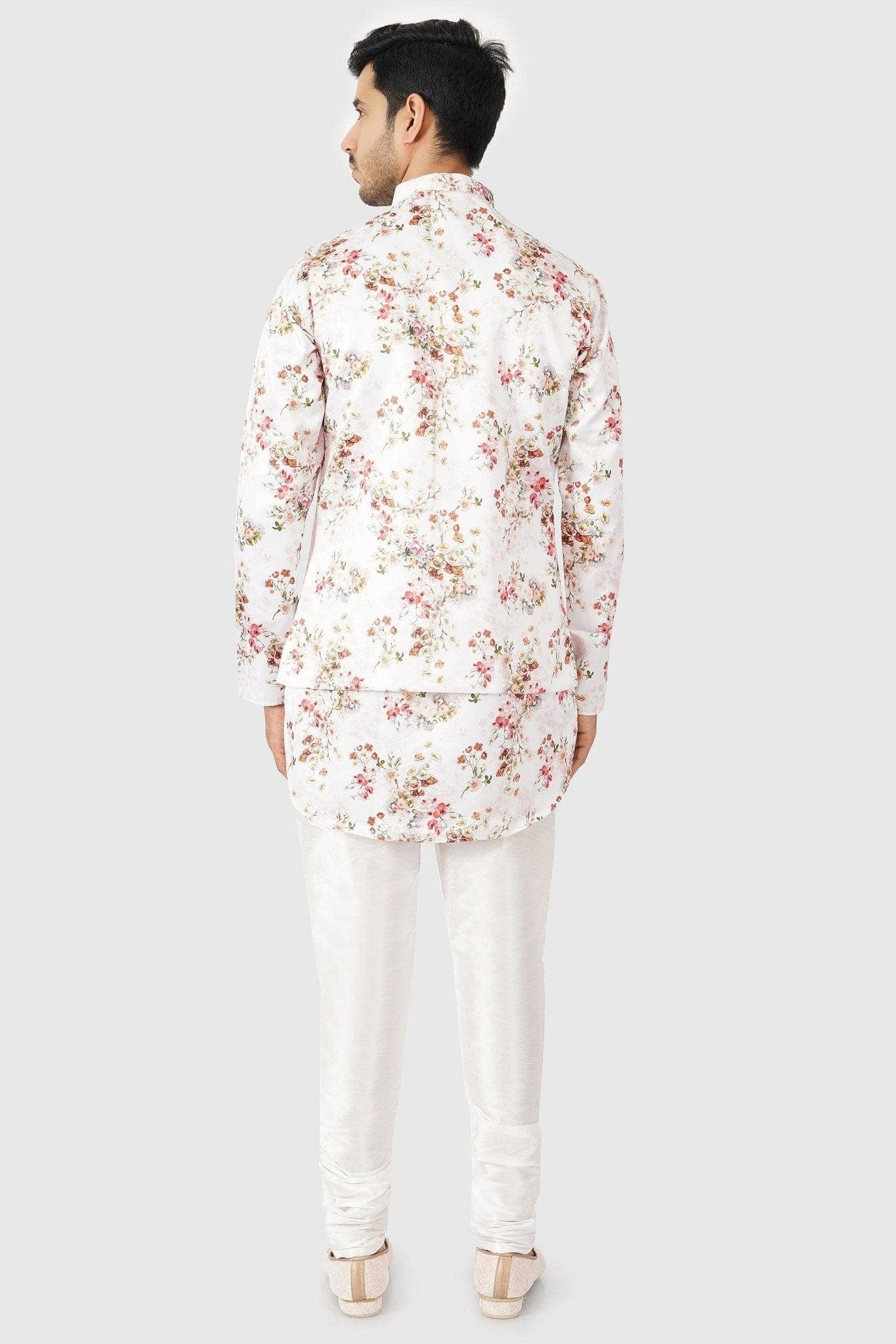 SANTI HOMME Frosted Multi-Colored Floral Bandi